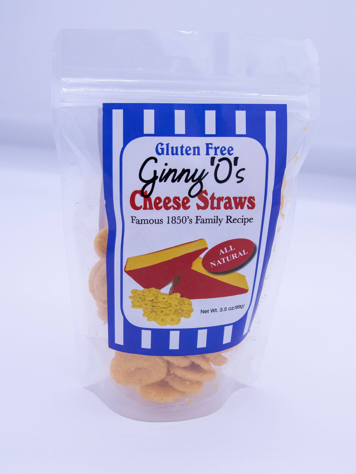 3.5 oz Gluten-Free Cheddar Cheese Straws