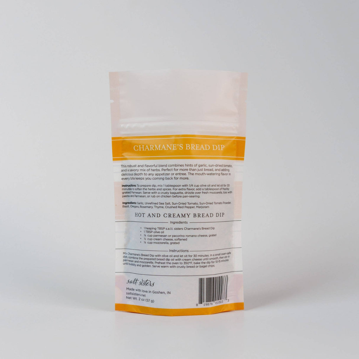 Charmane’s Bread Dip  - 2 oz