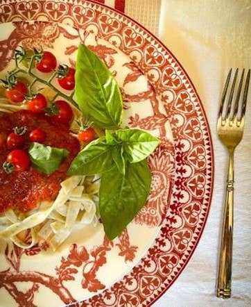 Garlic Parsley Fettuccine