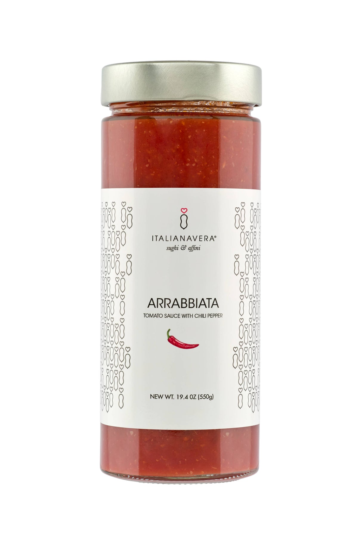 "Arrabbiata" Tomato Sauce with Chili Pepper by Italianavera