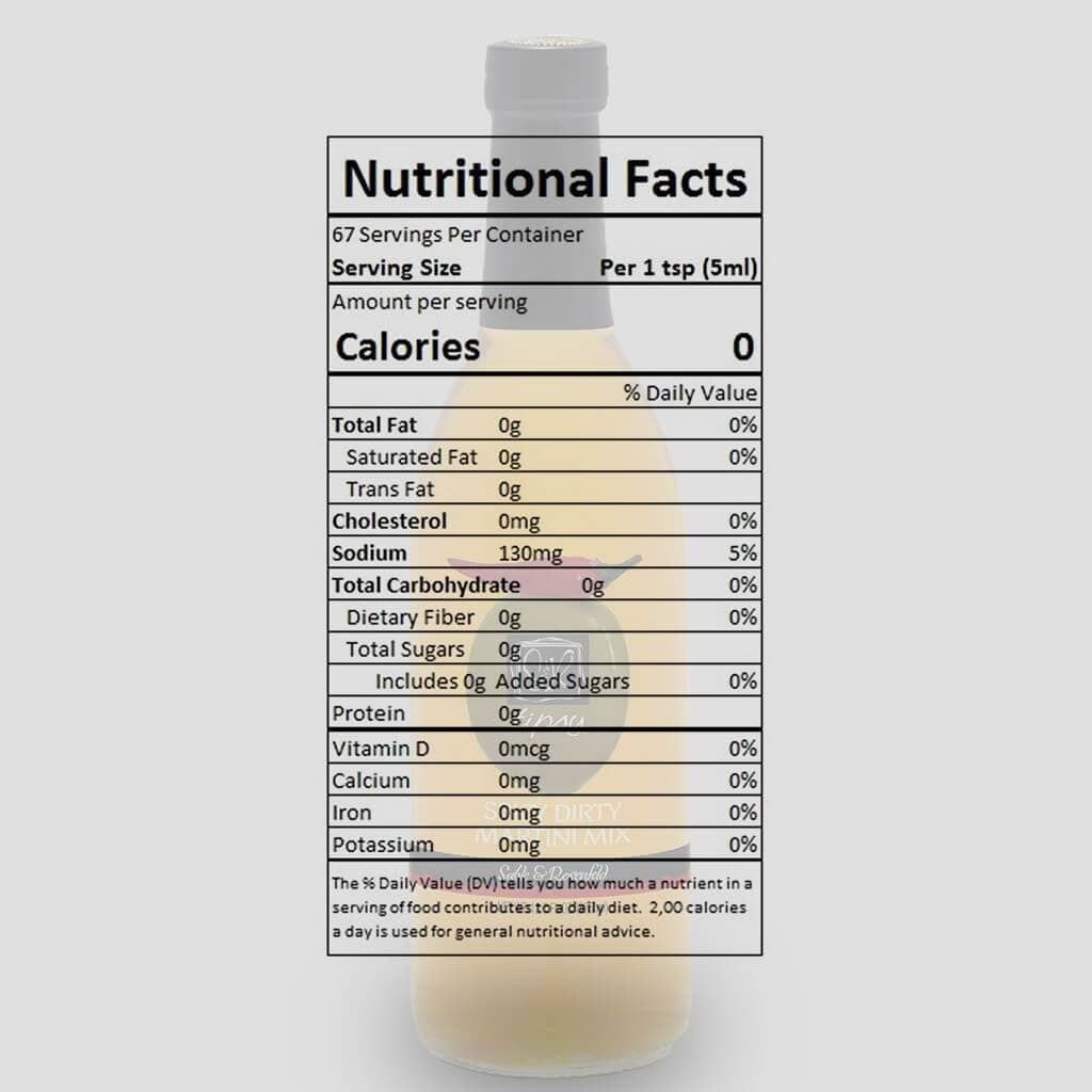 Sable & Rosenfeld Tipsy Dirty Martini Juice