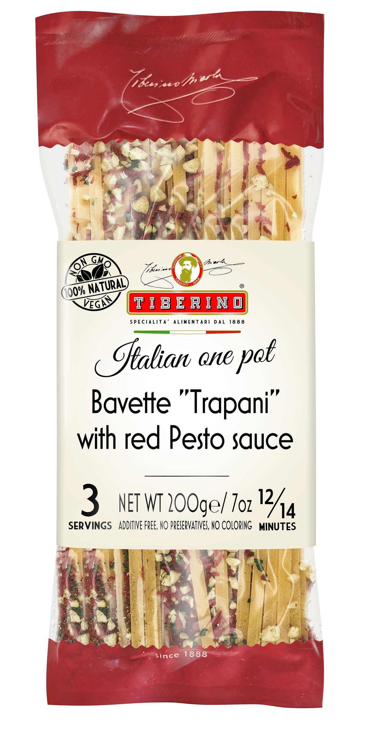 Bavette “Trapani” w/Red Pesto