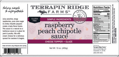 RASPBERRY PEACH CHIPOTLE SAUCE