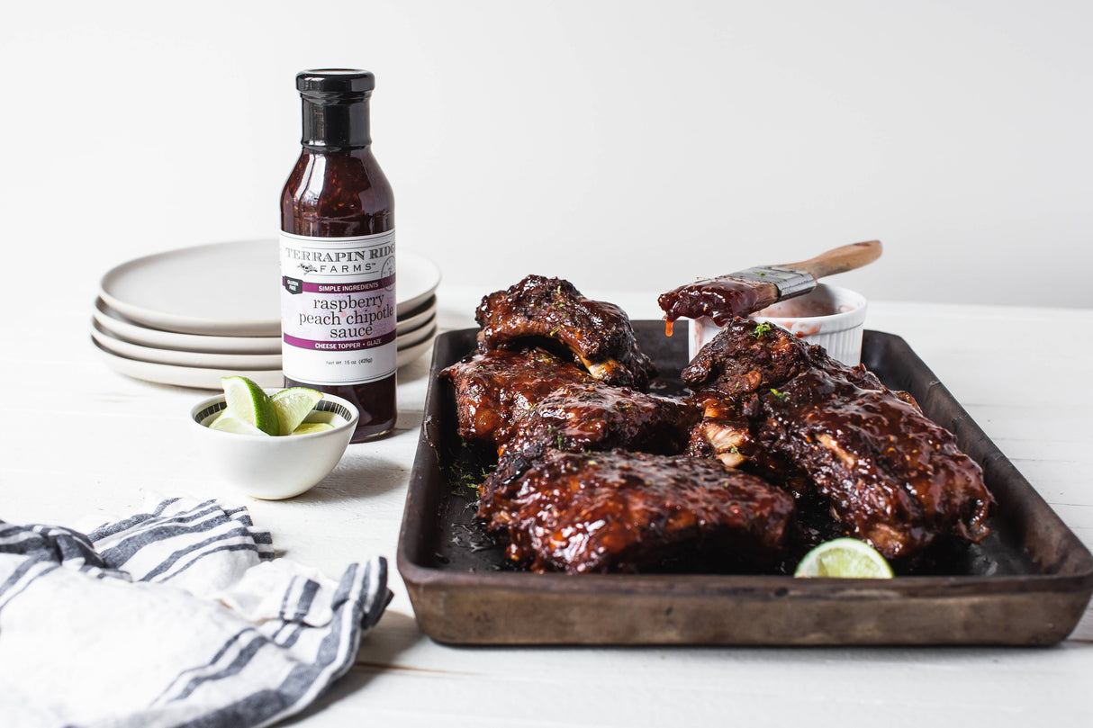 RASPBERRY PEACH CHIPOTLE SAUCE