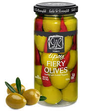 TIPSY FIERY OLIVES-GSF : 5 OZ
