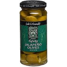 TIPSY JALAPENO OLIVES-GSF : 5 OZ