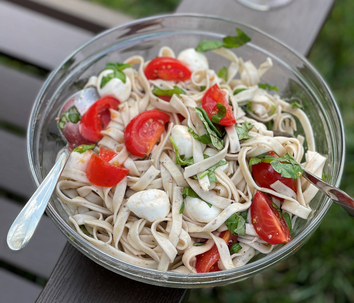 Garlic Parsley Fettuccine