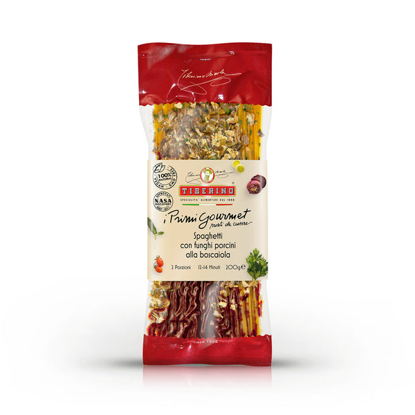 SPAGHETTI WITH PORCINI & TOMATO - TIB