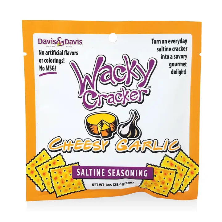 DD- CHEESY GARLIC WACKY CRACKER-DDG : 1 OZ