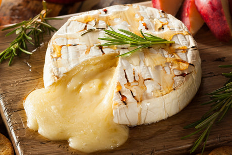 Baked Brie and Figs with Rosemary Crostini