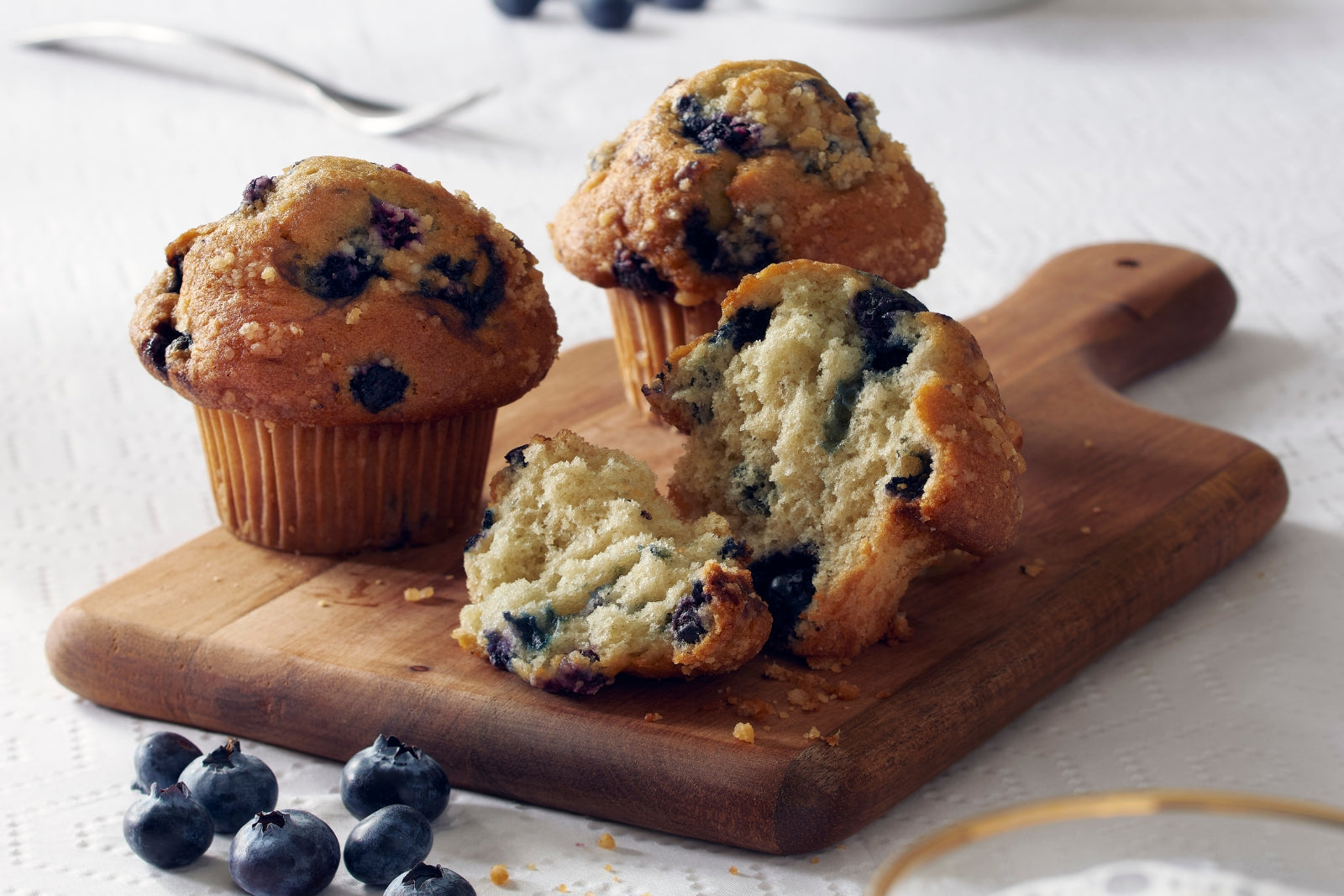 Lemon Blueberry Olive Oil Muffins