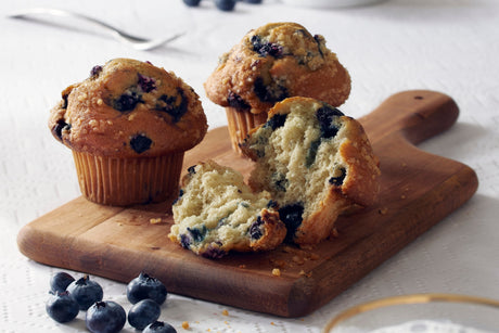 Lemon Blueberry Olive Oil Muffins