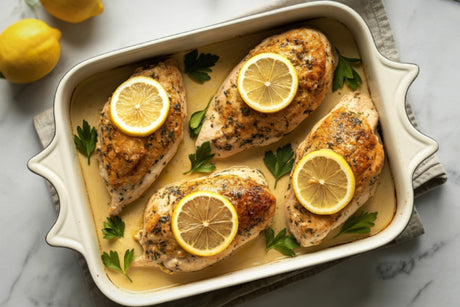 Lemon Herb Chicken with Milanese Gremolata & Grapefruit White Balsamic