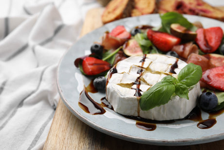 Strawberry Balsamic Baked Green Hill