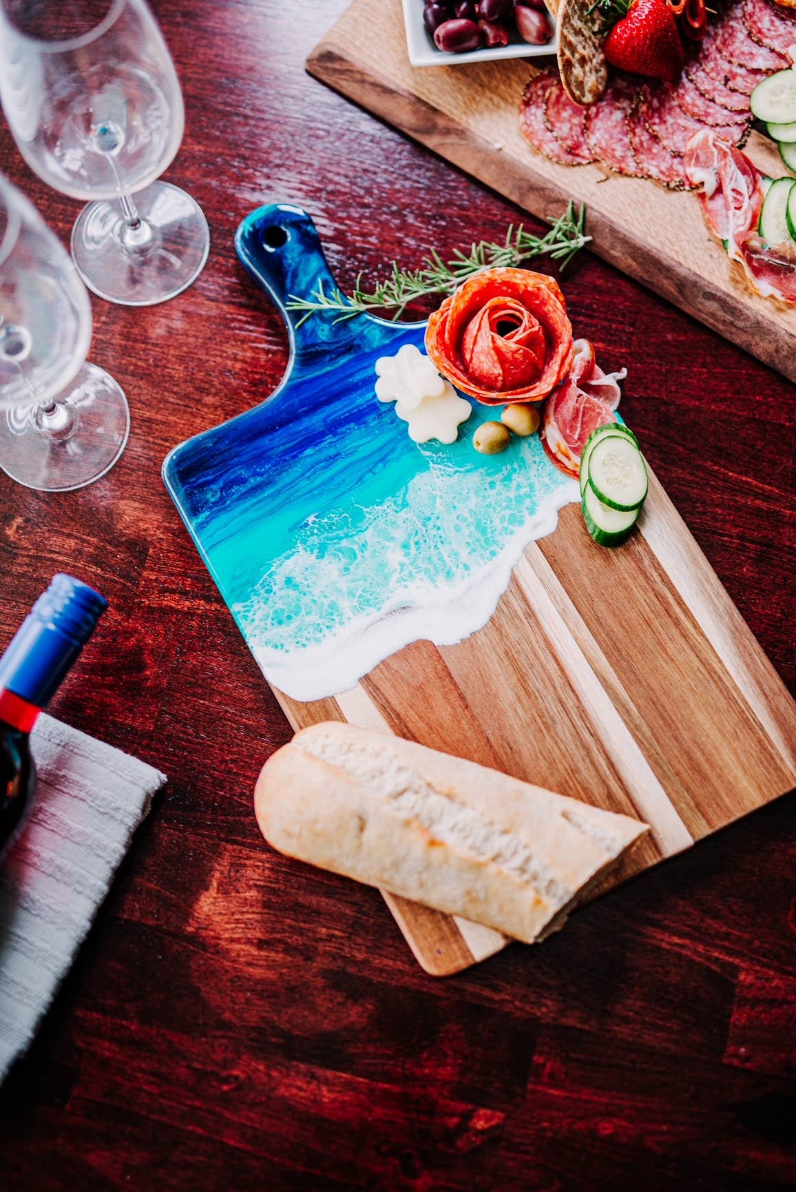 Ocean Home Decor, Beach Themed Cutting Board