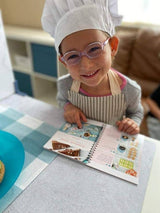 Kids Apron, Hat and Visual Cookbook Gift Set