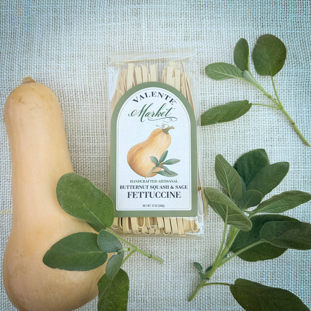 Butternut Squash Fettuccine / Dry Pasta/ Specialty Pasta
