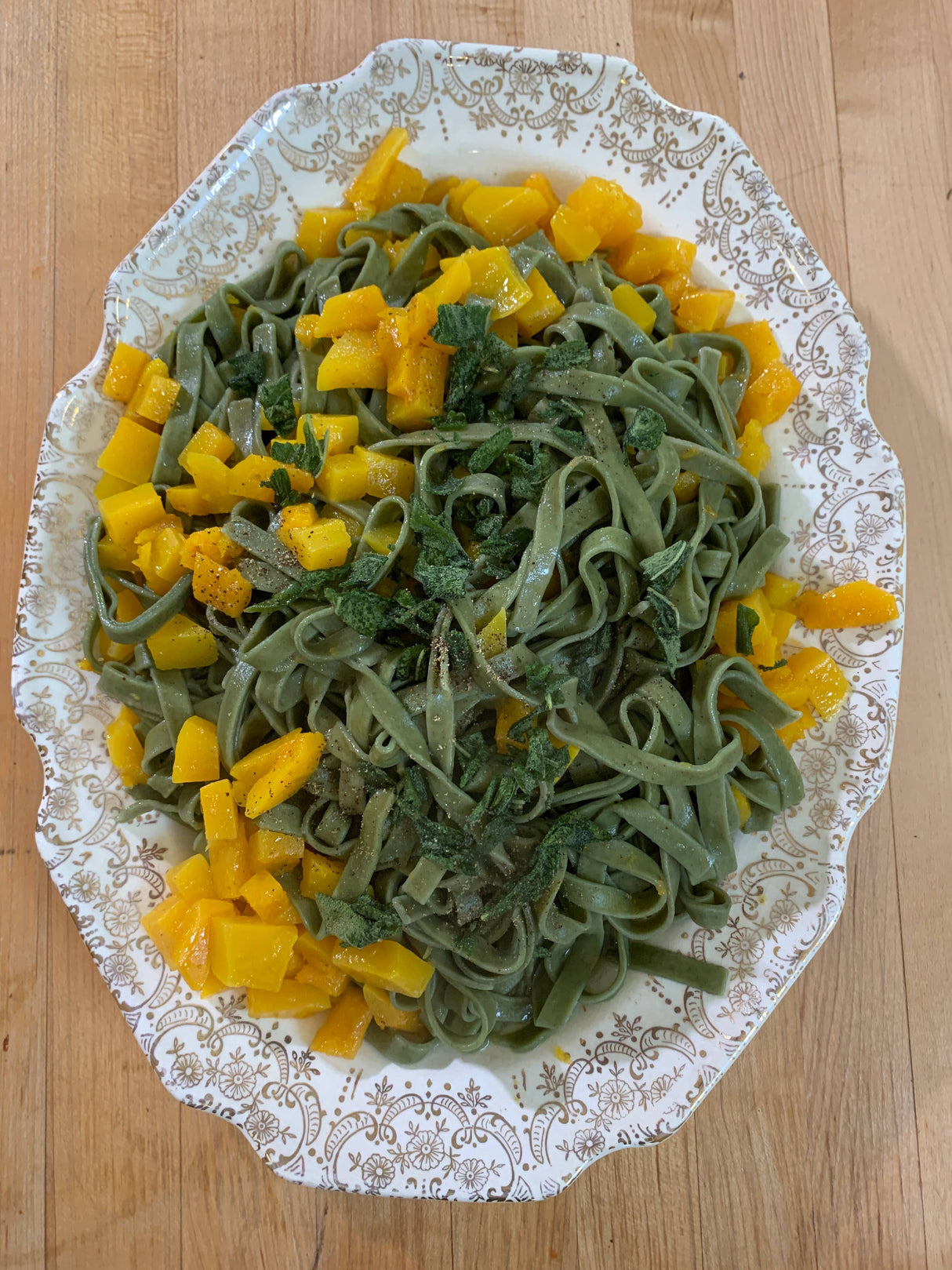 Spinach Fettuccine