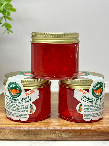 Florida Orange-Pineapple-Cherry Marmalade, 3oz