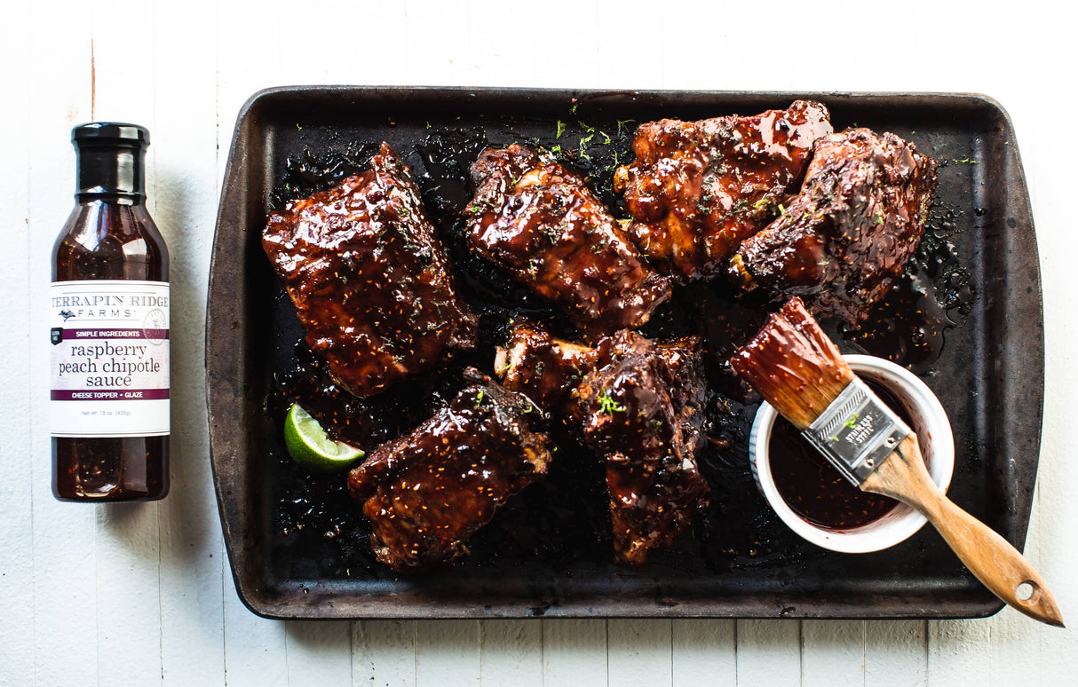 RASPBERRY PEACH CHIPOTLE SAUCE