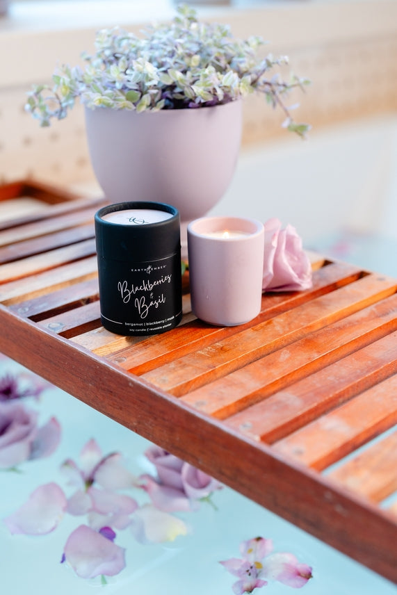 Earth & Ember - Blackberries & Basil Candle 2oz