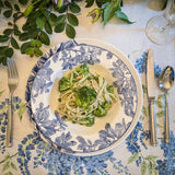 Roasted Garlic and Basil Fettuccine
