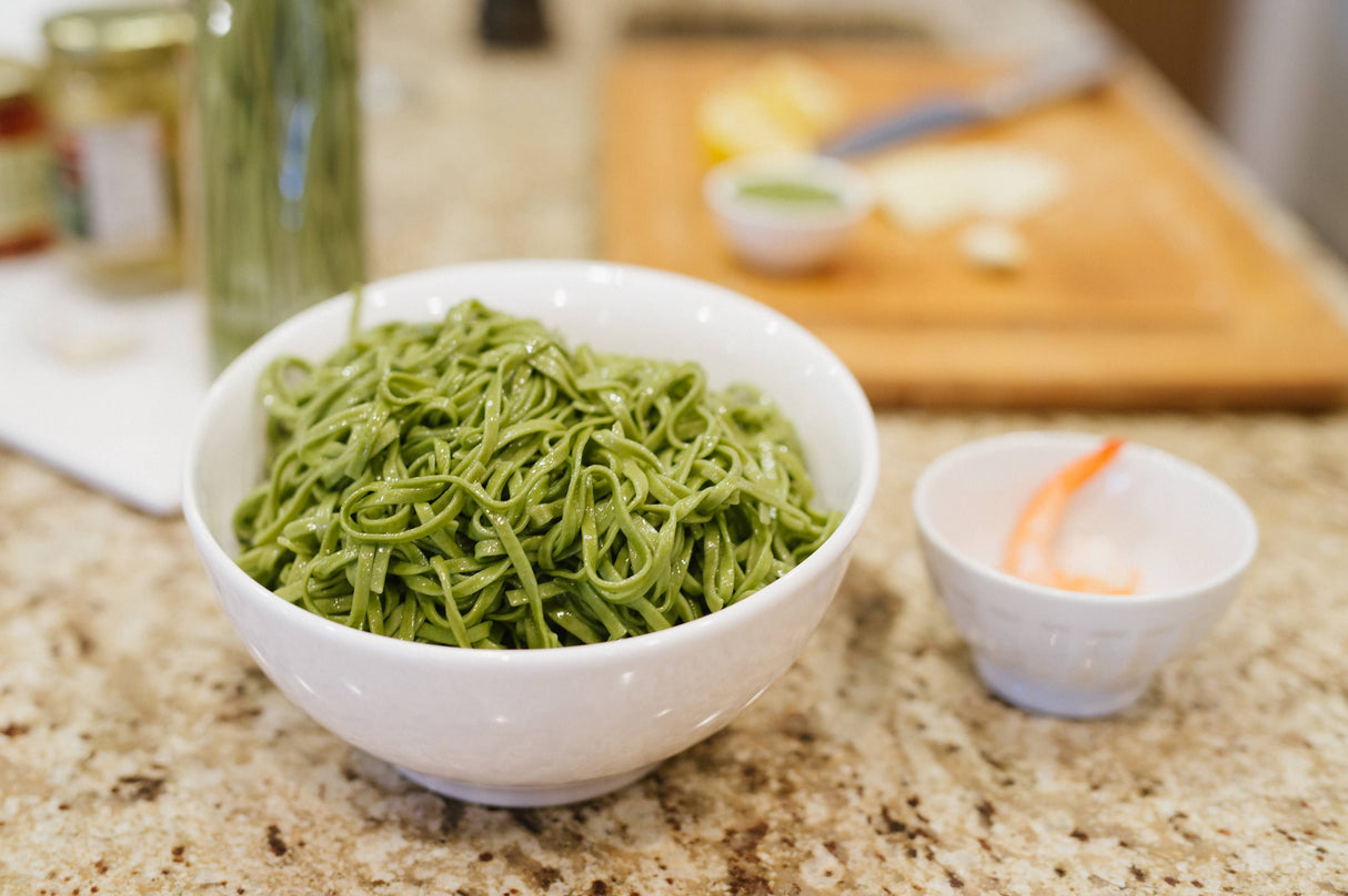 Spinach Linguine