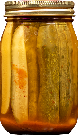 Pickled Veg: Spicy Fire Pickles (16 oz)