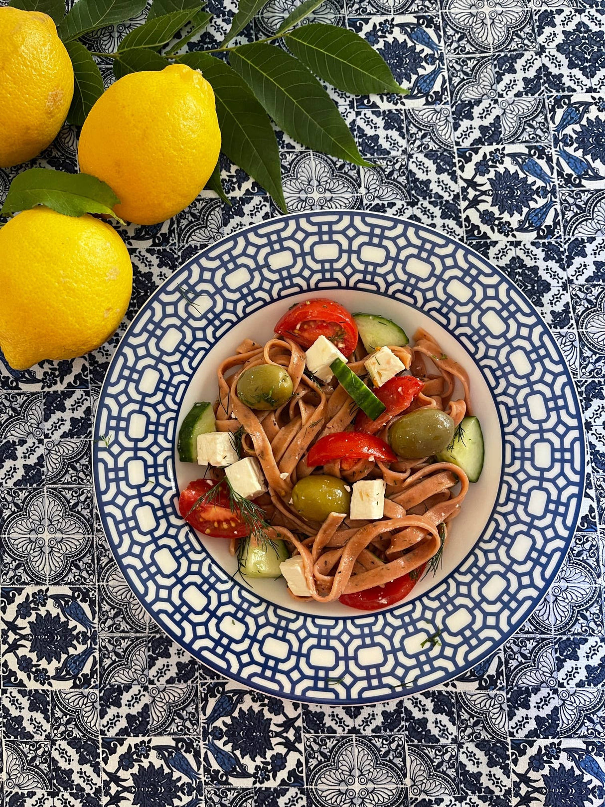Tomato Basil Fettuccine