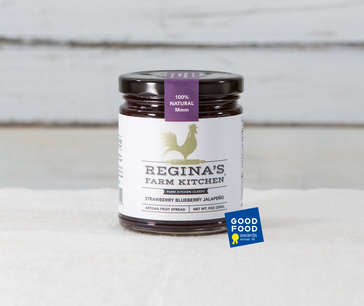 STRAWBERRY BLUEBERRY JALAPENO FRUIT SPREAD - 9 OZ