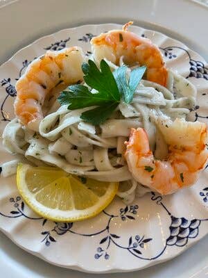 Garlic Parsley Fettuccine