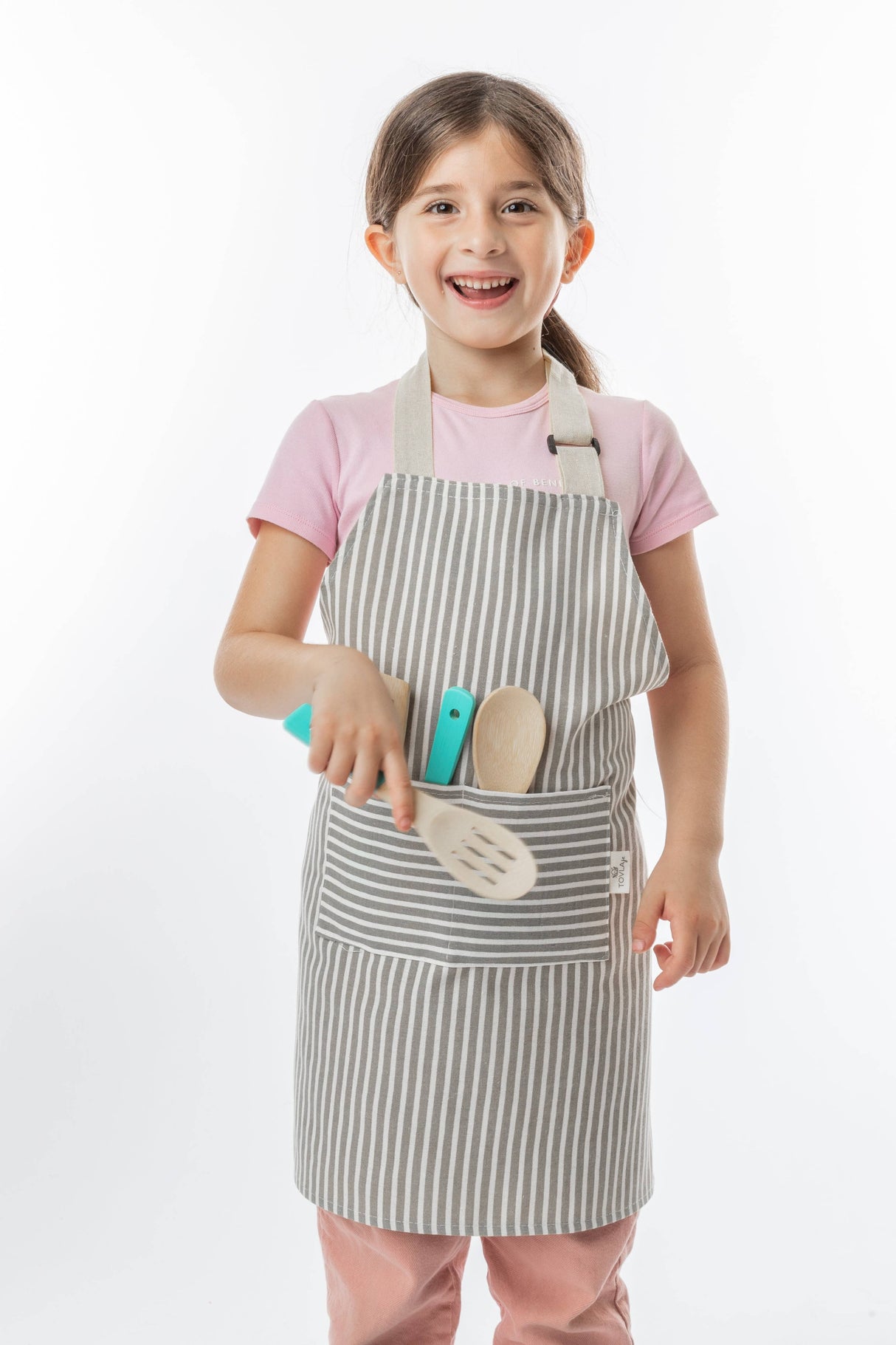 Kids Apron, Hat and Visual Cookbook Gift Set