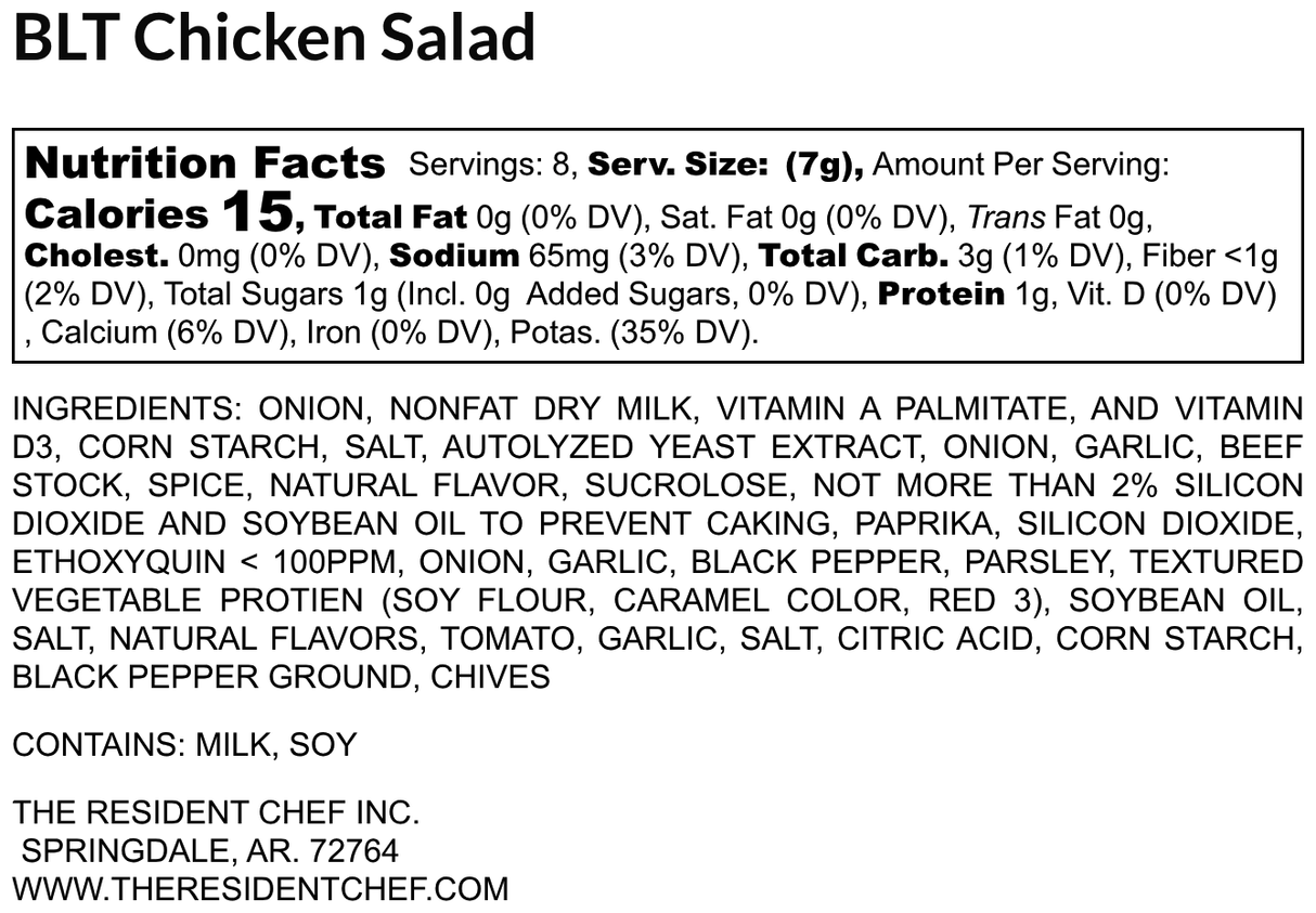BLT Chicken Salad