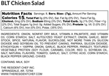 BLT Chicken Salad