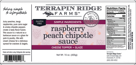 RASPBERRY PEACH CHIPOTLE SAUCE