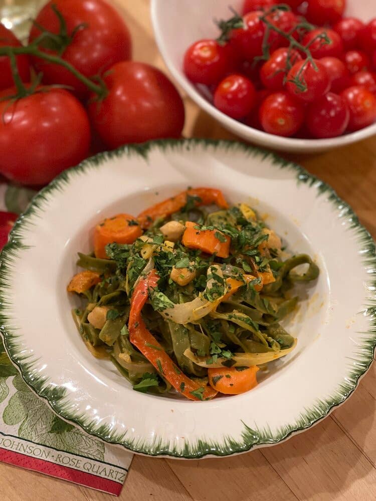 Spinach Fettuccine